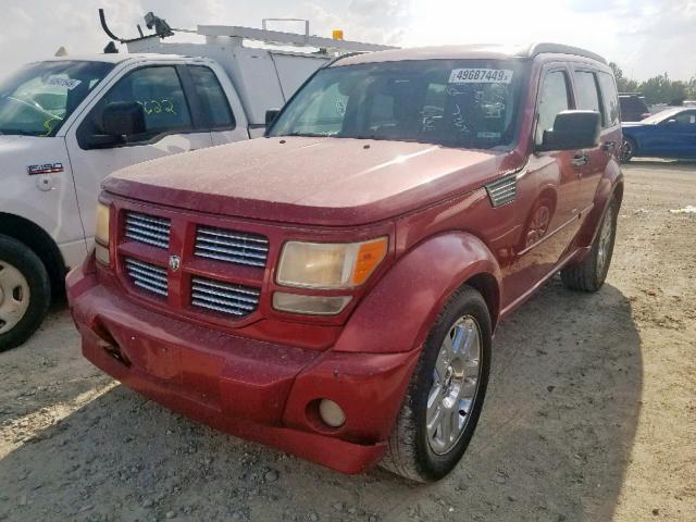 1D8GT58628W267324 - 2008 DODGE NITRO R/T RED photo 2