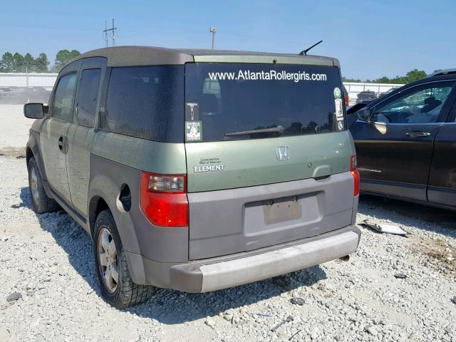 5J6YH18573L018980 - 2003 HONDA ELEMENT EX GREEN photo 3