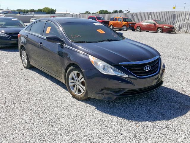 5NPEB4AC9BH050448 - 2011 HYUNDAI SONATA GLS BLUE photo 1