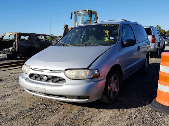 4N2XN11T1YD808065 - 2000 NISSAN QUEST SE GRAY photo 2