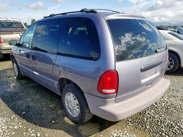 2P4GP45RXWR833047 - 1998 PLYMOUTH VOYAGER SE GRAY photo 3