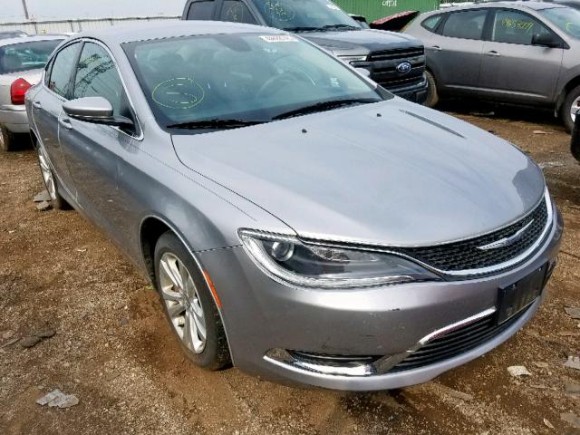 1C3CCCABXGN160877 - 2016 CHRYSLER 200 LIMITE SILVER photo 1