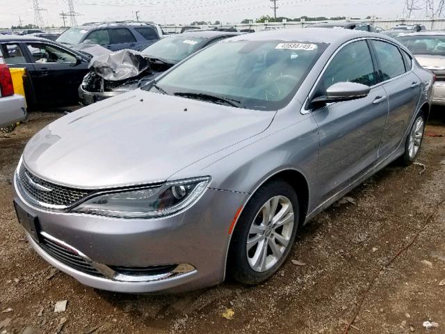 1C3CCCABXGN160877 - 2016 CHRYSLER 200 LIMITE SILVER photo 2