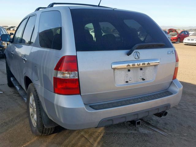 2HNYD18643H513820 - 2003 ACURA MDX TOURIN SILVER photo 3