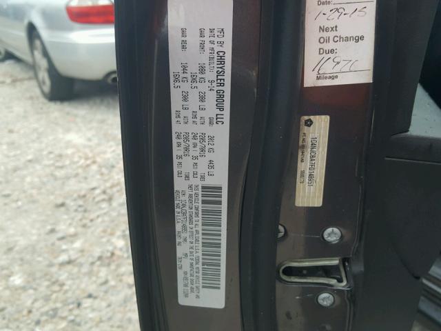 1C4NJCBA7FD148951 - 2015 JEEP COMPASS SP 灰色 照片 10