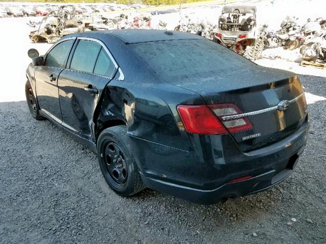 1FAHP2MK7HG105665 - 2017 FORD TAURUS POL BLACK photo 3