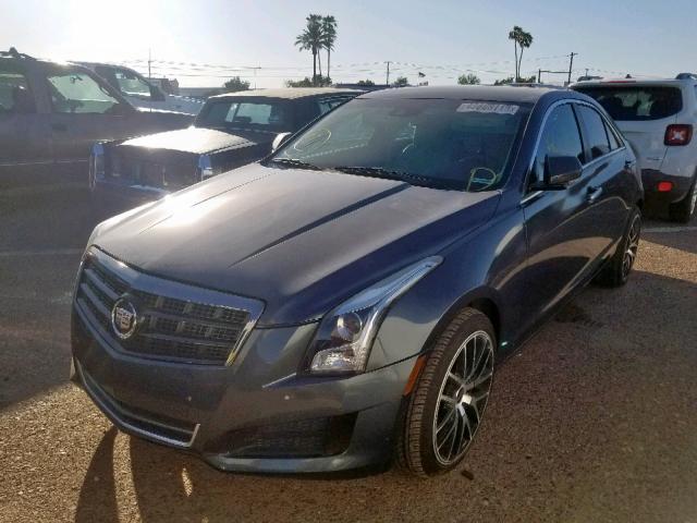 1G6AH5SX4D0144664 - 2013 CADILLAC ATS LUXURY CHARCOAL photo 9