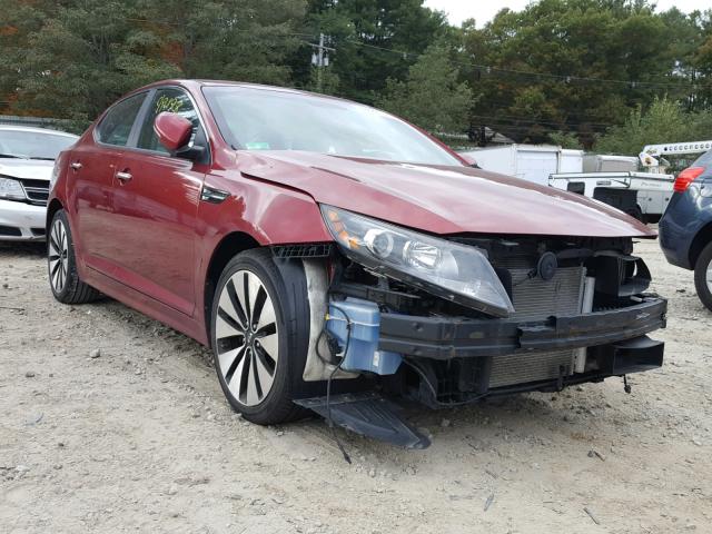 5XXGR4A66DG227258 - 2013 KIA OPTIMA SX RED photo 1