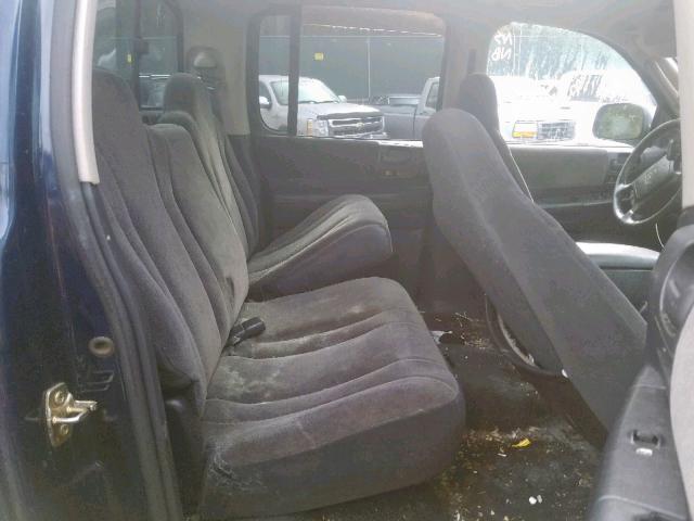 1B7HG48N52S517131 - 2002 DODGE DAKOTA QUA BLUE photo 6