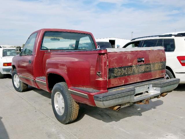 GCDC14KXKZ1778437 - 1979 CHEVROLET SILVERADO BURGUNDY photo 3