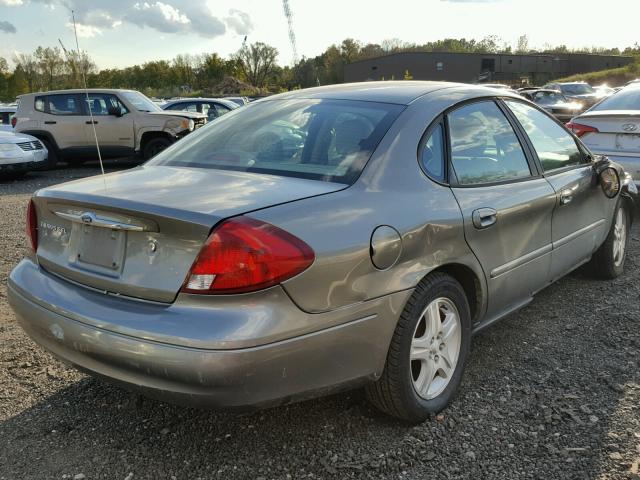 1FAFP56S31A212940 - 2001 FORD TAURUS SEL GREEN photo 4