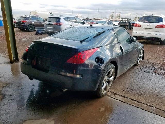 JN1BZ34D58M706255 - 2008 NISSAN 350Z COUPE BLACK photo 4