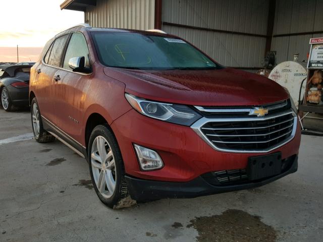 2GNAXMEV0J6266761 - 2018 CHEVROLET EQUINOX PR MAROON photo 1