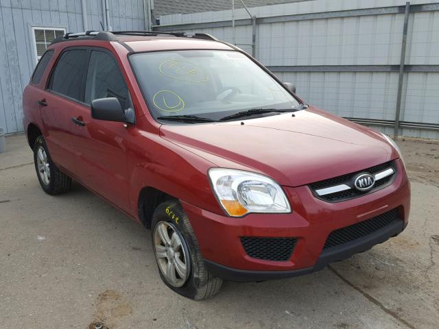 KNDJF724X97610939 - 2009 KIA SPORTAGE L MAROON photo 1