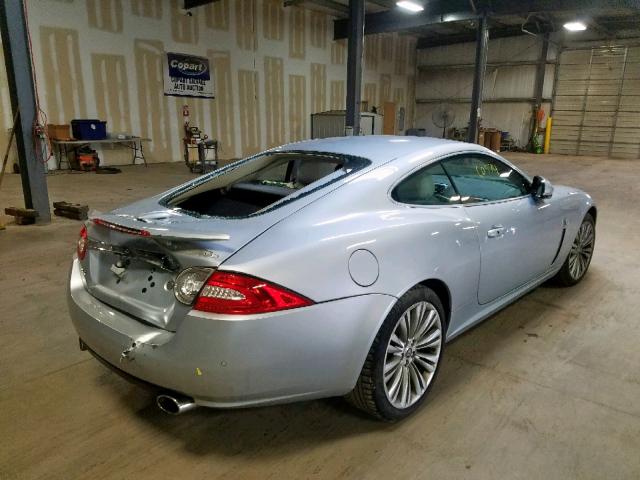 SAJWA4FB2ALB34438 - 2010 JAGUAR XK PORTFOL SILVER photo 4