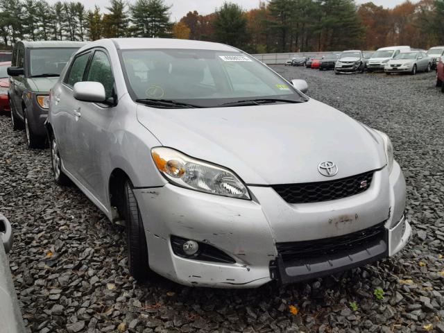 2T1LE40E09C003937 - 2009 TOYOTA COROLLA MA SILVER photo 1