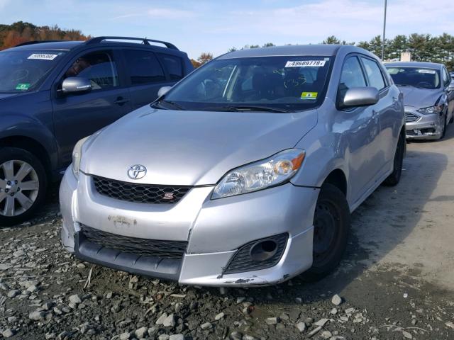 2T1LE40E09C003937 - 2009 TOYOTA COROLLA MA SILVER photo 2