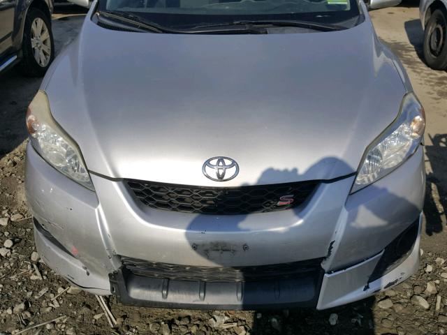 2T1LE40E09C003937 - 2009 TOYOTA COROLLA MA SILVER photo 7