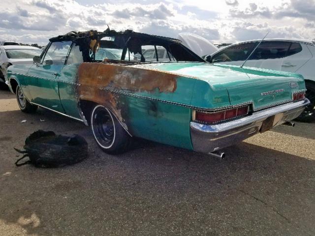 168676F131795 - 1966 CHEVROLET IMPALA TEAL photo 3