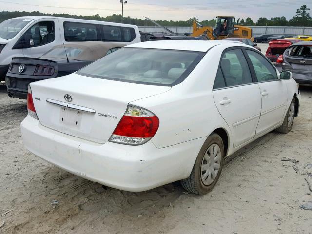 4T1BE32K86U659581 - 2006 TOYOTA CAMRY LE WHITE photo 4
