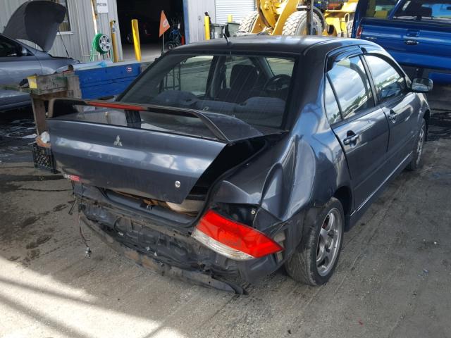 JA3AJ86E12U038589 - 2002 MITSUBISHI LANCER OZ GRAY photo 4