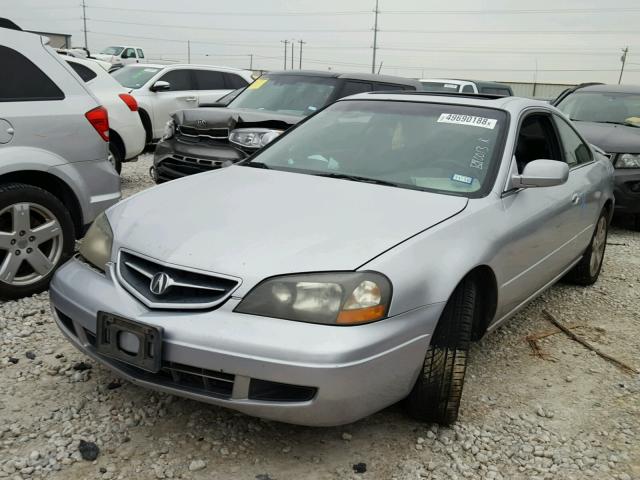 19UYA42613A012988 - 2003 ACURA 3.2CL TYPE SILVER photo 2