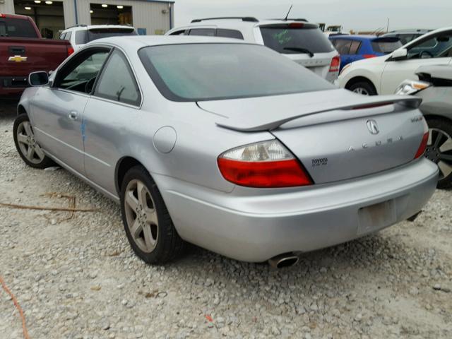 19UYA42613A012988 - 2003 ACURA 3.2CL TYPE SILVER photo 3