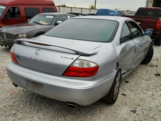 19UYA42613A012988 - 2003 ACURA 3.2CL TYPE SILVER photo 4