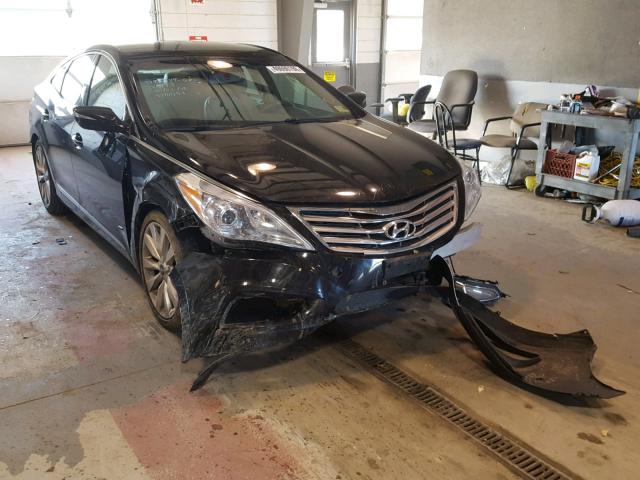 KMHFH4JG9CA125823 - 2012 HYUNDAI AZERA GLS BLACK photo 1