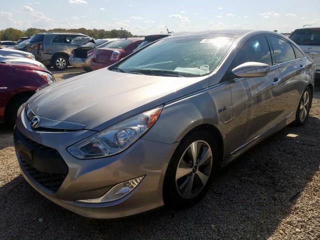 KMHEC4A40BA013958 - 2011 HYUNDAI SONATA HYB SILVER photo 2