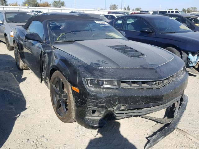 2G1FK3DJ6F9246213 - 2015 CHEVROLET CAMARO 2SS BLACK photo 1