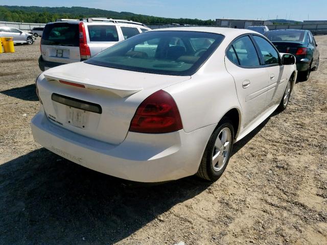 2G2WP552581100368 - 2008 PONTIAC GRAND PRIX WHITE photo 4