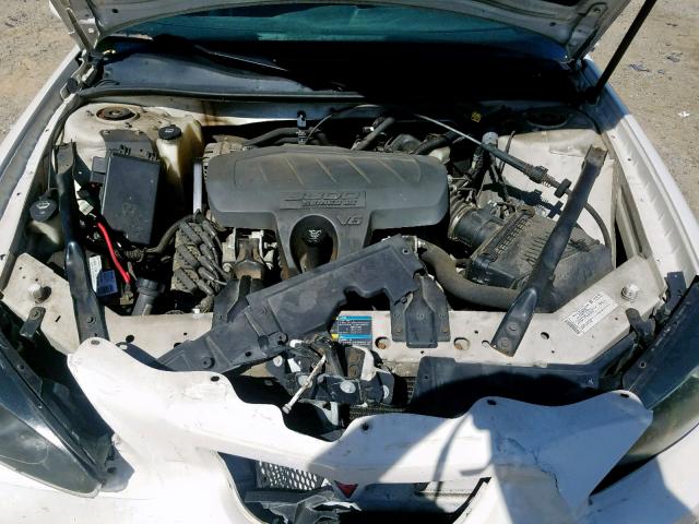 2G2WP552581100368 - 2008 PONTIAC GRAND PRIX WHITE photo 7