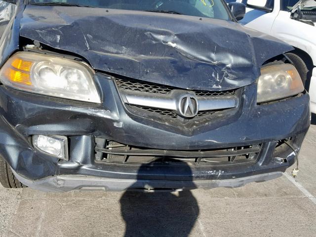 2HNYD18994H556383 - 2004 ACURA MDX TOURIN GRAY photo 9