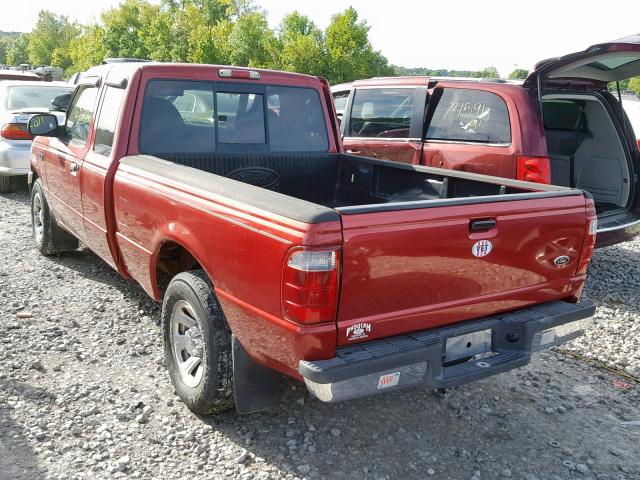 1FTYR44V53TA09608 - 2003 FORD RANGER SUP RED photo 3