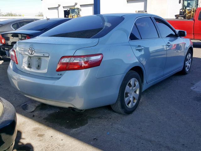 4T4BE46K19R135554 - 2009 TOYOTA CAMRY BASE BLUE photo 4