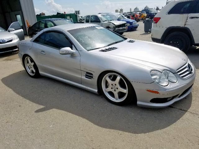 WDBSK74F83F026288 - 2003 MERCEDES-BENZ SL 55 AMG SILVER photo 1