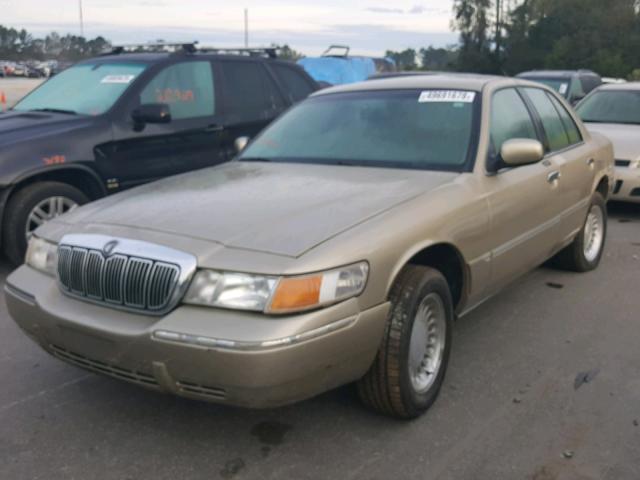 2MEFM75W3YX698801 - 2000 MERCURY GRAND MARQ BROWN photo 2