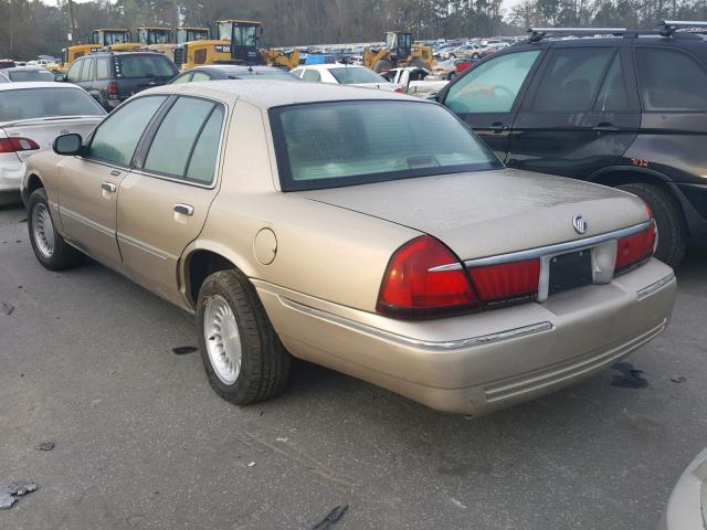 2MEFM75W3YX698801 - 2000 MERCURY GRAND MARQ BROWN photo 3