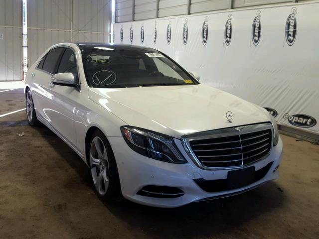 WDDUG8CB3FA148208 - 2015 MERCEDES-BENZ S 550 WHITE photo 1