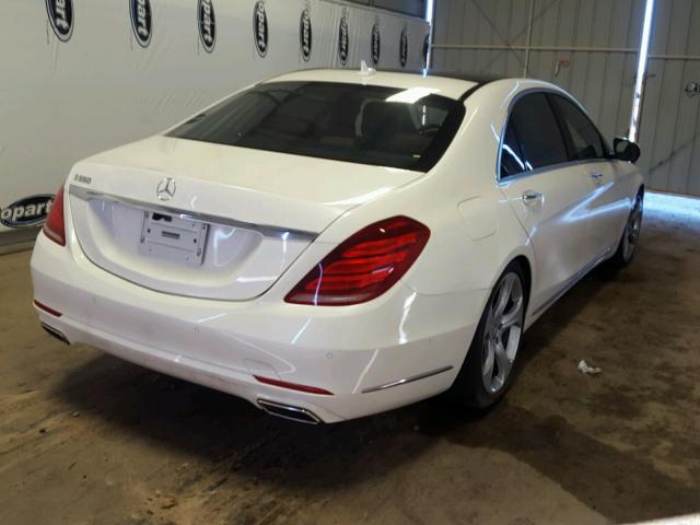 WDDUG8CB3FA148208 - 2015 MERCEDES-BENZ S 550 WHITE photo 4