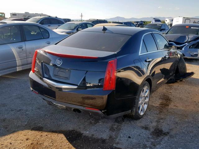 1G6AB5RX6D0146956 - 2013 CADILLAC ATS LUXURY BLACK photo 4