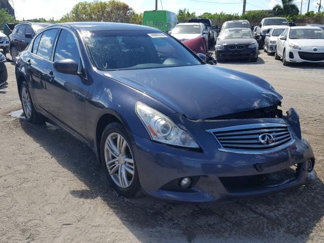 JN1CV6AR3AM459583 - 2010 INFINITI G37 GRAY photo 1