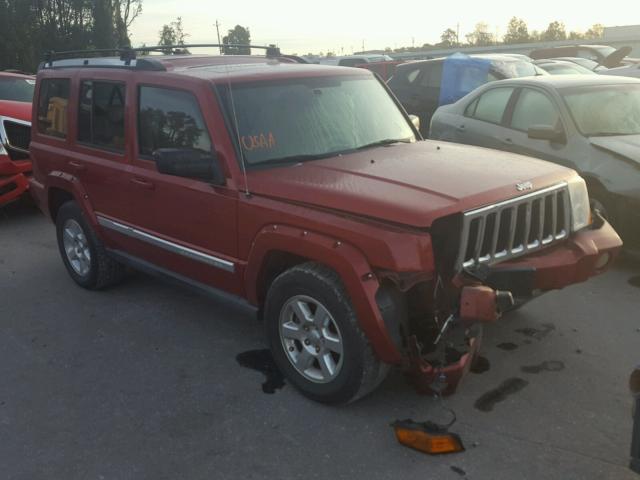1J8HG58256C105649 - 2006 JEEP COMMANDER RED photo 1