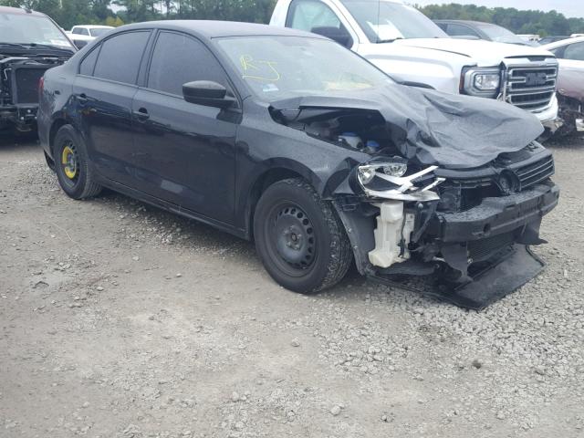 3VW2K7AJ8EM353123 - 2014 VOLKSWAGEN JETTA BASE BLACK photo 1