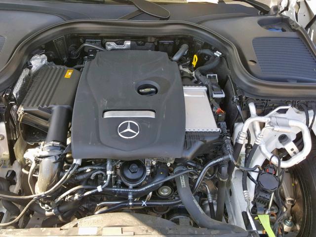 WDC0G4JB9KV165953 - 2019 MERCEDES-BENZ GLC 300 WHITE photo 7