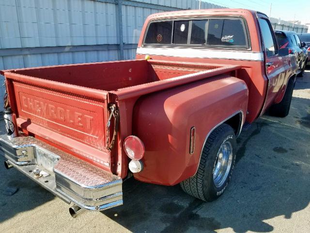 CCL146Z150236 - 1976 CHEVROLET C-10 RED photo 4