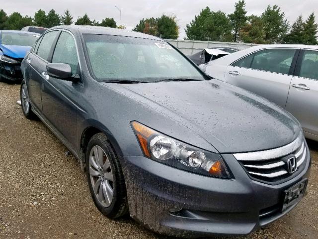 1HGCP3F88CA006622 - 2012 HONDA ACCORD EXL GRAY photo 1