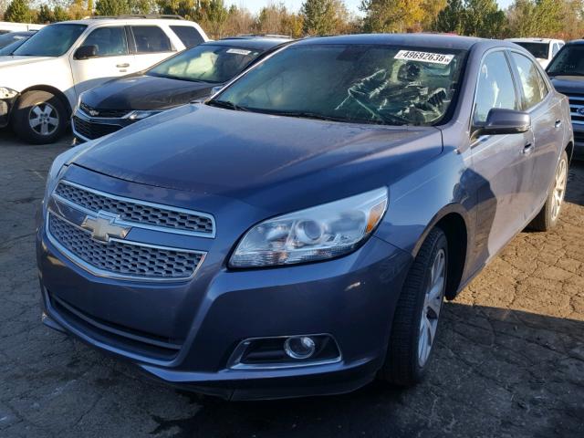 1G11H5SA0DF294964 - 2013 CHEVROLET MALIBU LTZ BLUE photo 2