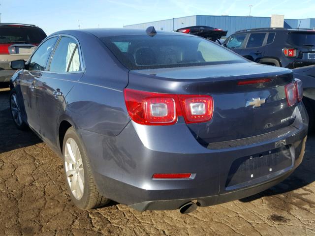 1G11H5SA0DF294964 - 2013 CHEVROLET MALIBU LTZ BLUE photo 3